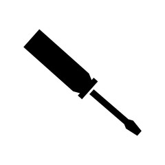 screwdriver tool object vector icon illustration graphic design
