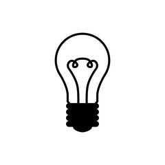 light bulb electric vector icon illustration graphic design
