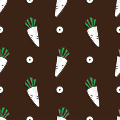 pattern Vegetable radish