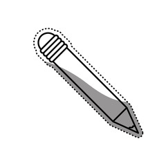 pencil implement writing vector icon illustration graphic design