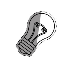 light bulb electric vector icon illustration graphic design