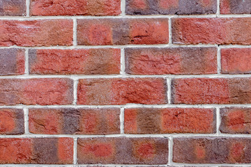 old red brick wall texture background.