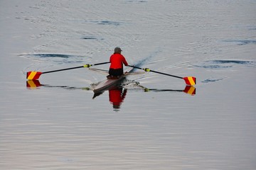 Sport rudern wasser Freizeit Aktivität erholung Hobby 