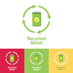 recycled metal can icon