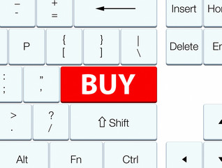 Buy red keyboard button