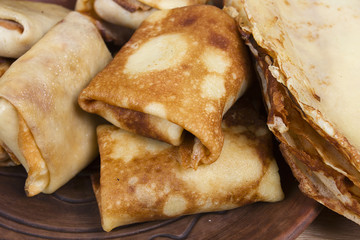 Freshly baked pancakes