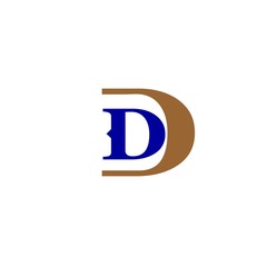 letter DD logo vector