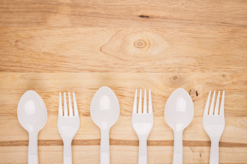 white utensil background