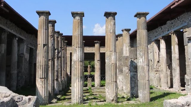 Pompei is the home of the ancient Roman ruins part of the UNESCO World Heritage Sites. It is located near Naples, Campania region, Italy.
