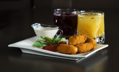 Crispy chicken nuggets