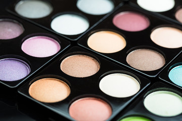 Close-up Of Eye Shadow Palette