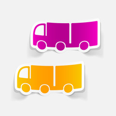 realistic design element: truck