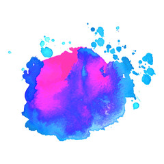 Abstract hand drawn watercolor background
