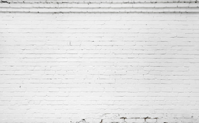  room with white brick
