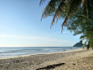 Fototapeta na wymiar A seaside in the Gulf of Thailand.