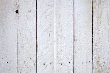 Background Wooden old white texture.