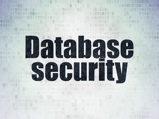 Safety concept: Database Security on Digital Data Paper background