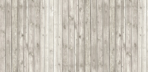 Vintage whitewash painted rustic old wooden  plank wall  textured background. Faded natural wood board panel structure.