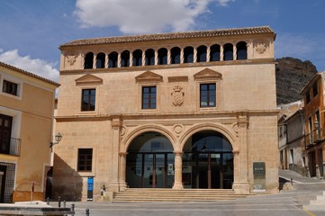 Fototapeta na wymiar Palacio del Antiguo Concejo de Jumilla