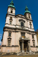Fototapeta na wymiar St. Paul`s church in Nysa, poplskie region, Poland