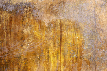 Orange rusty wall