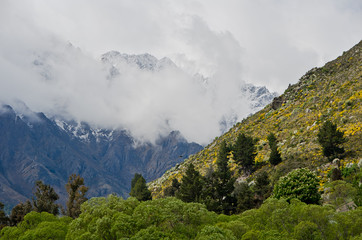 Obraz premium Queenstown New Zealand Remarkable Ranges Alps