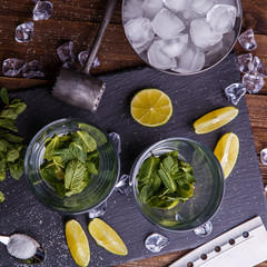 Photo of ingredients for mojito