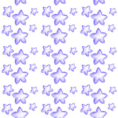 Purple stars Seamless pattern Wrapping paper design Scrapbook paper