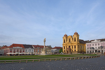  Union Square of Timisoara, Romania.