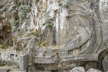 Triémiolia sculptée / Lindos