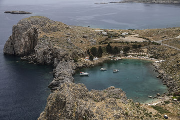 Port / Aghios Pavlos / Lindos / Site classé UNESCO