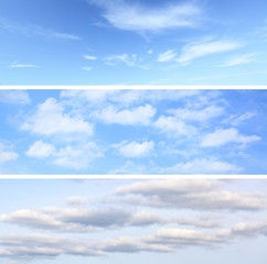 Sky backgrounds set