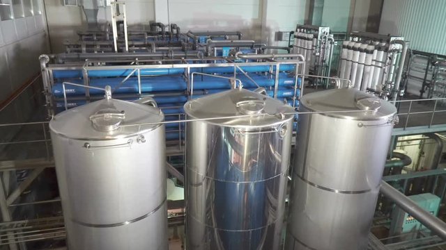 Modern filter system at large beer company