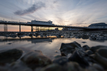 Sunset on the pier