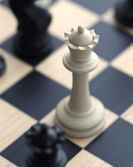 Chess white queen © victoria p.