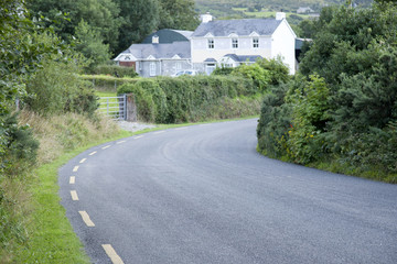 Fototapeta na wymiar Rural Road, Killarney