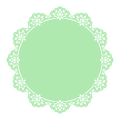 ユリとスズランのフレーム