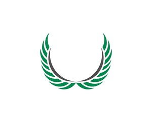 Retro abstract wings