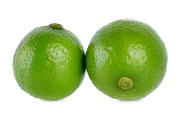 lime isolated on white background