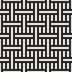 Abstract Geometric Pattern With Stripes Lattice. Seamless Vector Background