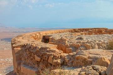 Ruins of Masada fortress, Israel