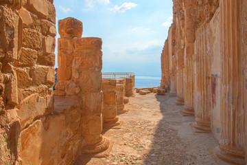 Ruins of Masada fortress, Israel