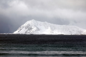 mountain from sea