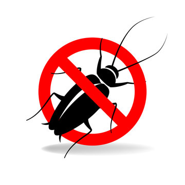 Anti cockroach  vector sign for insecticide