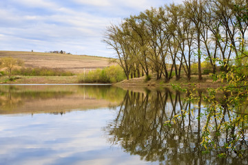 Landscape with lake
