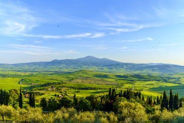 Obraz premium Countryside landscape around Pienza Tuscany