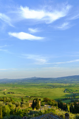 Obraz premium Countryside landscape around Pienza Tuscany