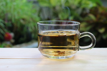 Hot tea drinks