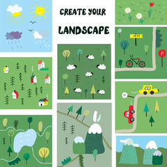 Create your own landscape constructor