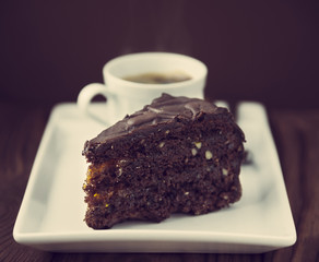 Cake and coffee